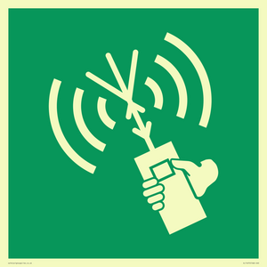 E051 safe condition 2way VHF radio